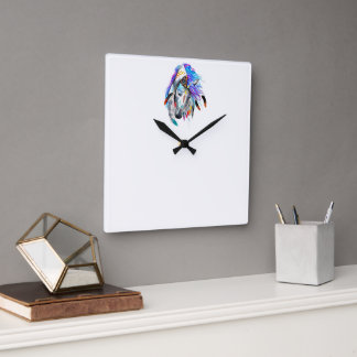Colourful horse Wall Clock