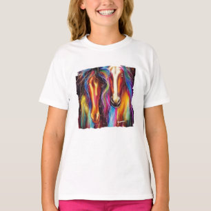 Colourful horses  T-Shirt
