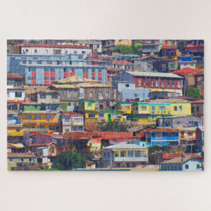 colourful houses jigsaw puzzle