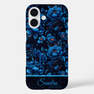 Colourful Housewarming Gift Rose Floral Custom iPhone 16 Case