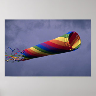 Colourful Huge and colourful windsock Poster