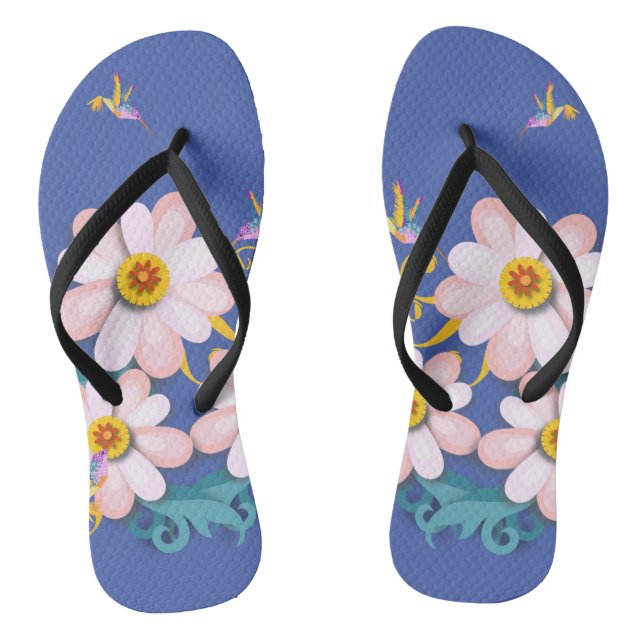 Colourful Humming Bird   Jandals (Footbed)