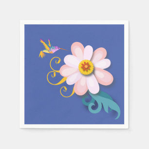Colourful Humming Bird  Napkin