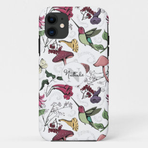 Colourful Hummingbird Garden Case-Mate iPhone Case