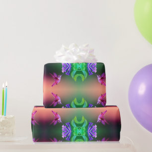 Colourful Hummingbird Wrapping Paper