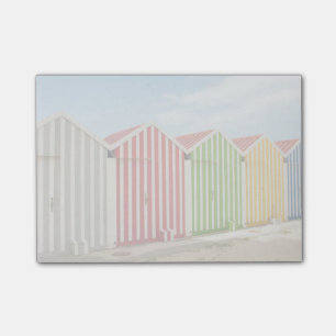 Colourful Huts On Beach Post-it Notes