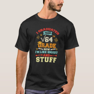 Colourful I Graduated 8Th Grade Senior Graduation T-Shirt