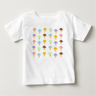 Colourful Ice Cream Cones Baby T-Shirt