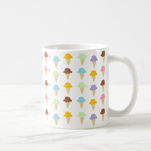 Colourful Ice Cream Cones Coffee Mug