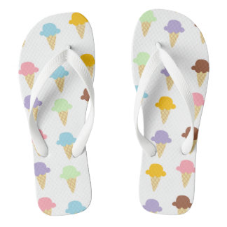 Colourful Ice Cream Cones Jandals