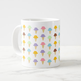 Colourful Ice Cream Cones Large Coffee Mug