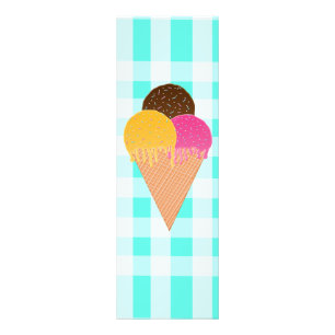 Colourful Ice Cream Illustration Photo Print