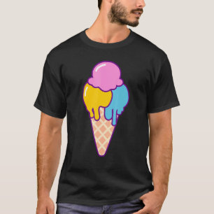 Colourful Ice Cream Summer For Kids Kids Clothes T-Shirt