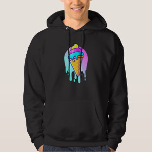Colourful Ice Cream Summer Vacation Ice Cream Hoodie