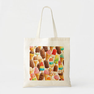 Colourful Ice Cream Treats Tote Bag
