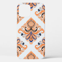 Colourful ikat pattern in vintage style. Elegant e