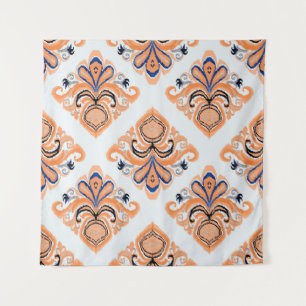 Colourful ikat pattern in vintage style. Elegant e Tapestry