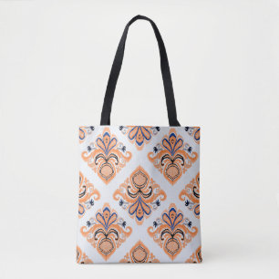 Colourful ikat pattern in vintage style. Elegant e Tote Bag
