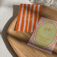 Colourful Illustrated Hand Drawn Painted Wedding 