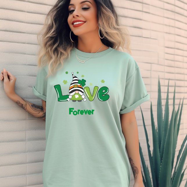 Colourful Illustrated Love Forever T-Shirt (Creator Uploaded)
