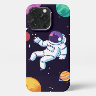 Colourful Illustration Astronaut iPhone Case 13pro