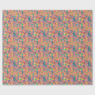 Colourful image on wrapping paper
