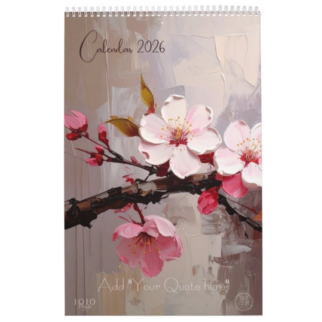 Colourful Impasto Art Calendar (Cover)