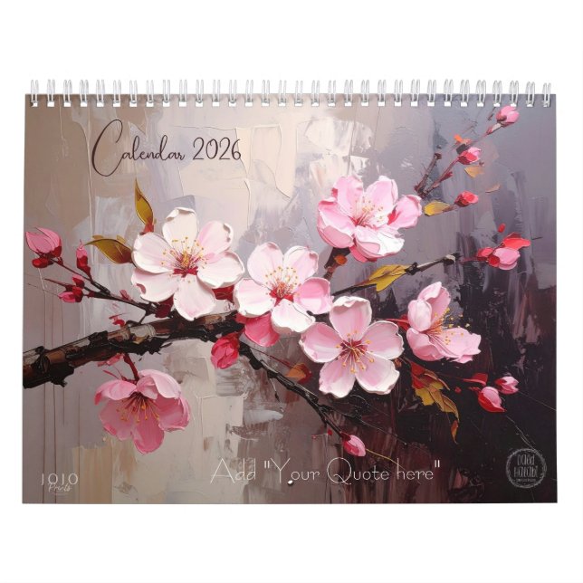 Colourful Impasto Art Calendar (Cover)