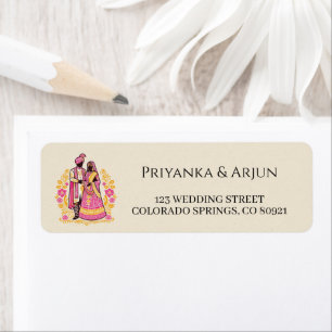 Colourful Indian Couple