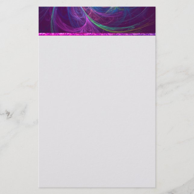 Colourful Infinity Stationery (Front)