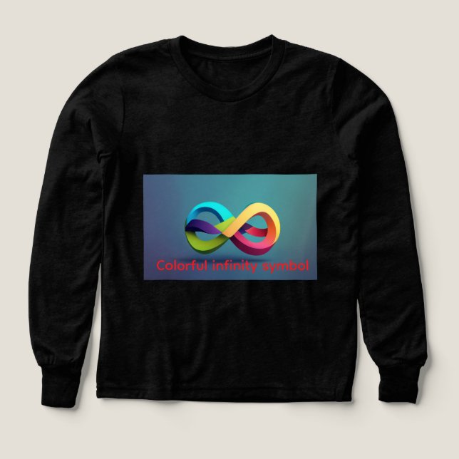 "Colourful Infinity symbol " designed (Design Front)