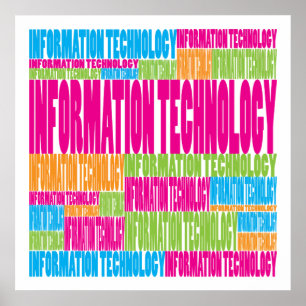Colourful Information Technology Poster