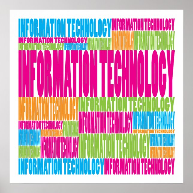 Colourful Information Technology Poster (Front)