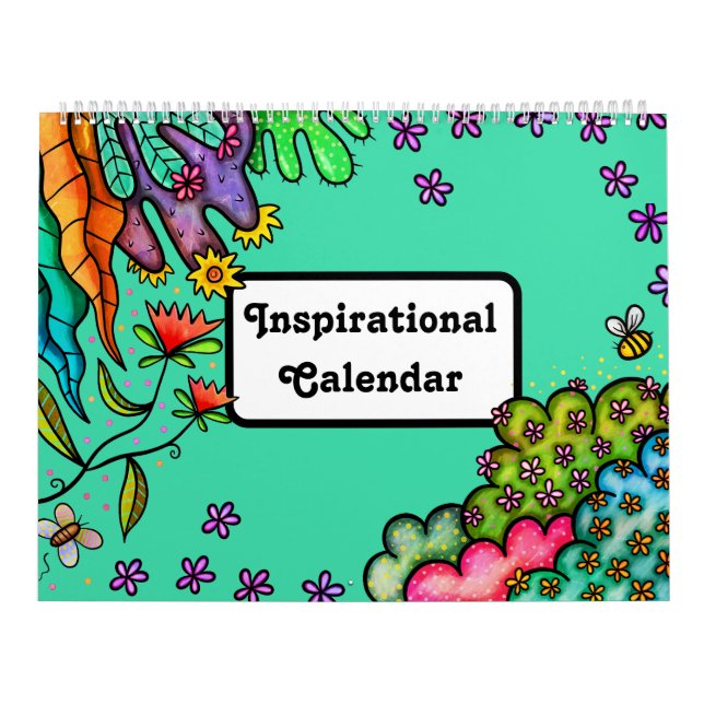 Colourful Inspirational Botanical  Calendar (Cover)