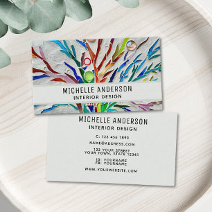 Colourful Interior Design  Business Card