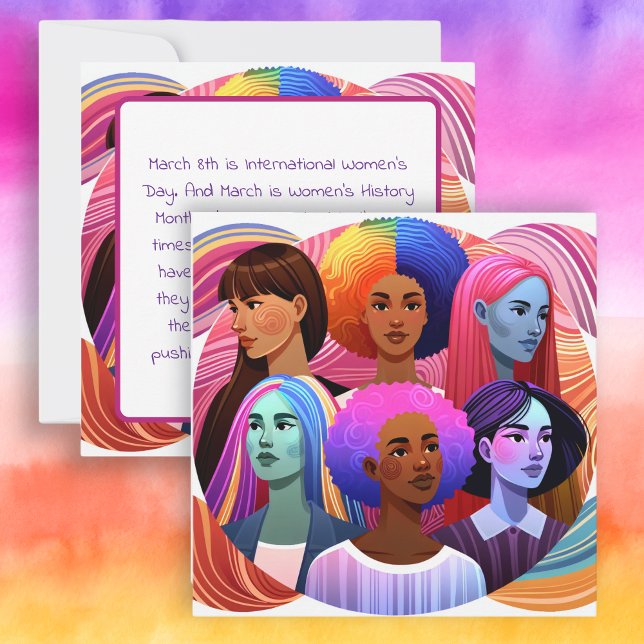 Colourful International Women's Day Art  (Creator Uploaded)