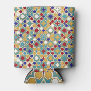 Colourful Islamic Mosaic Seamless Pattern Can Cooler