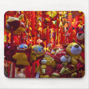 Colourful items for sale in a shop in Hong Kong Mouse Pad