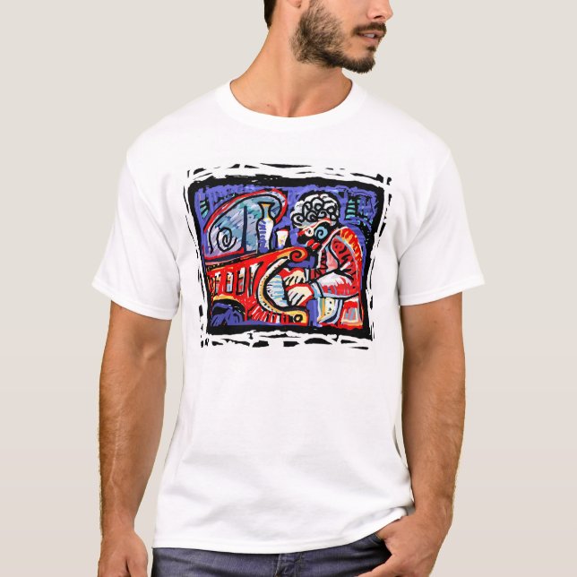 Colourful Jazz T-Shirt (Front)