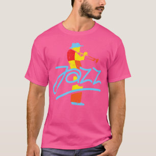 Colourful Jazz Trumpet Musician T-Shirt