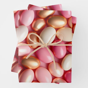 Colourful Jelly Bean Art Wrapping Paper Sheets