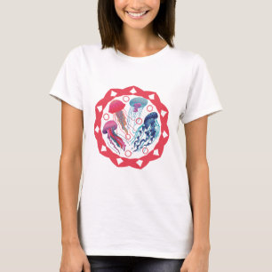 Colourful Jelly fishes T-Shirt