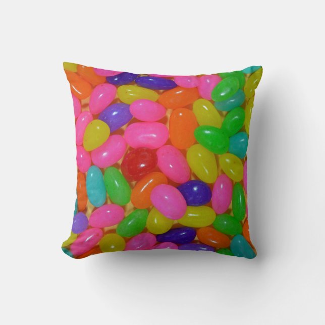 Colourful jellybean candy cushion (Front)