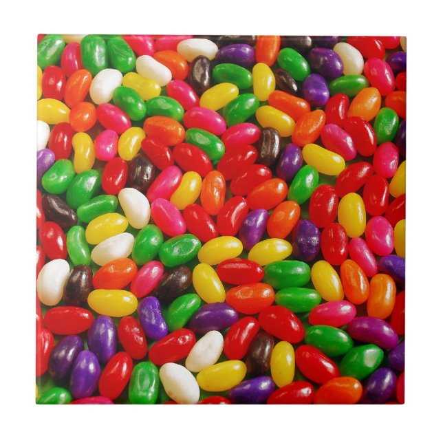 Colourful jellybean candy tile (Front)