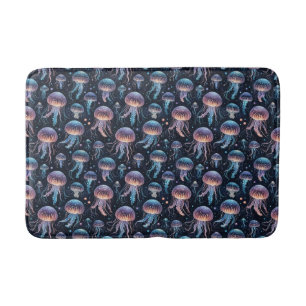 Colourful Jellyfish Bath Mat – Whimsical Ocean Sea