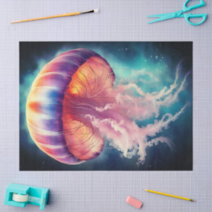 Colourful Jellyfish Craft/Tissue Paper
