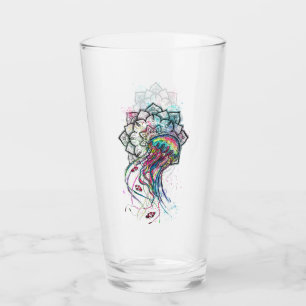 Colourful Jellyfish With Mandella Glass