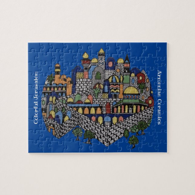 Colourful Jerusalem Jigsaw Puzzle (Horizontal)