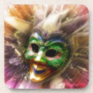 Colourful Jester Coaster