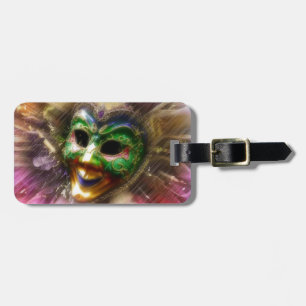 Colourful Jester Luggage Tag